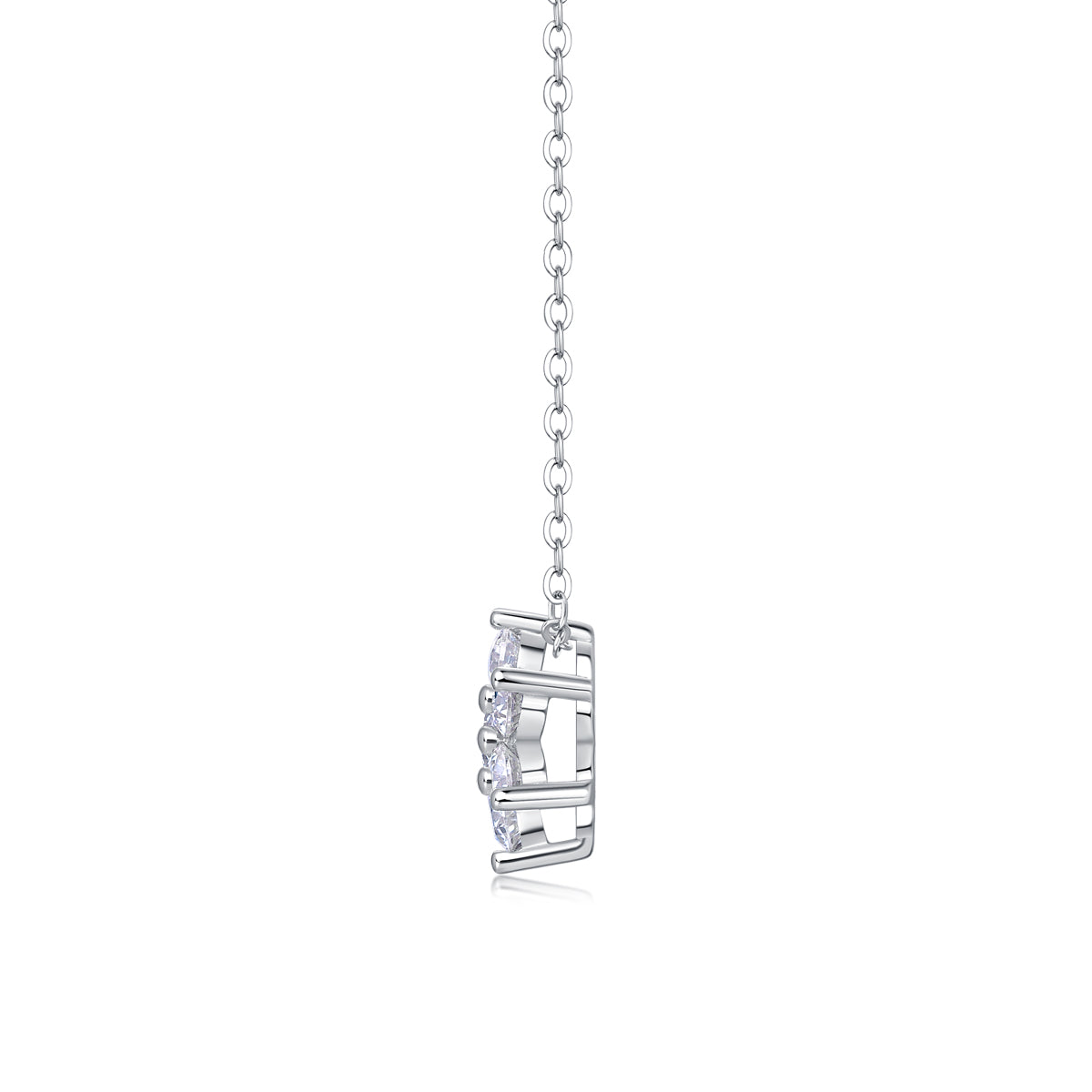 Snowflakes Fluttering - A Fashionable And Luxurious Diamond Jewelry Pendant