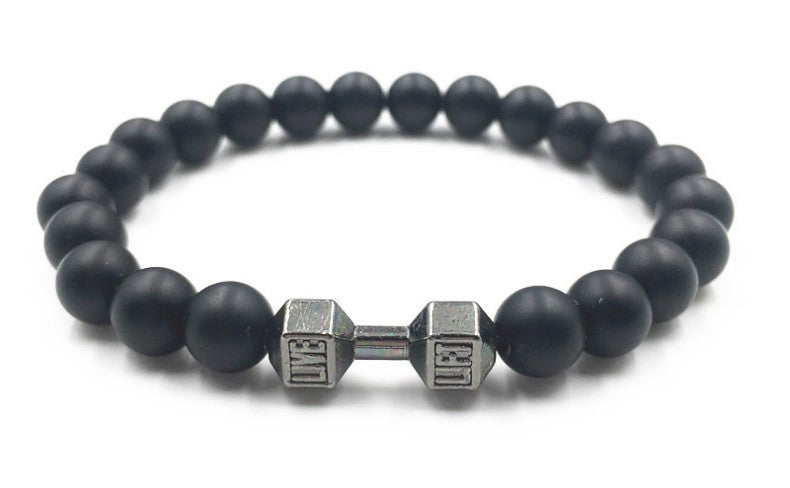 Natural Stone Beaded Bracelet | Volcanic Rock & Frosted Stone | 11 Styles | Unisex