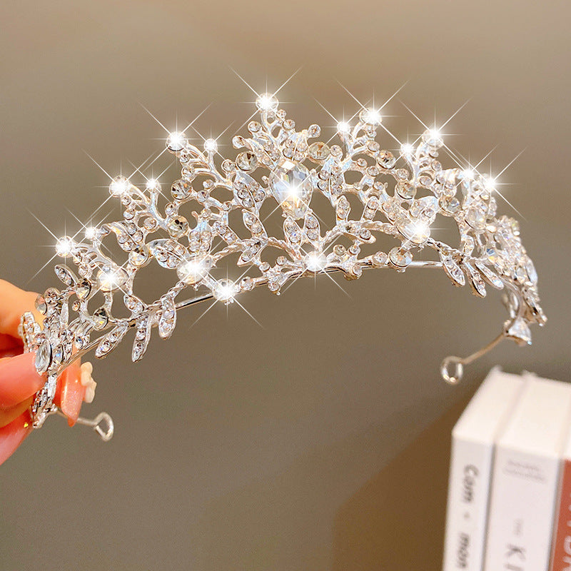 Multicolor Pearl Crown Headband | Rhinestone & Pearl | 15 Styles | Korean Handmade | Bridal & Party