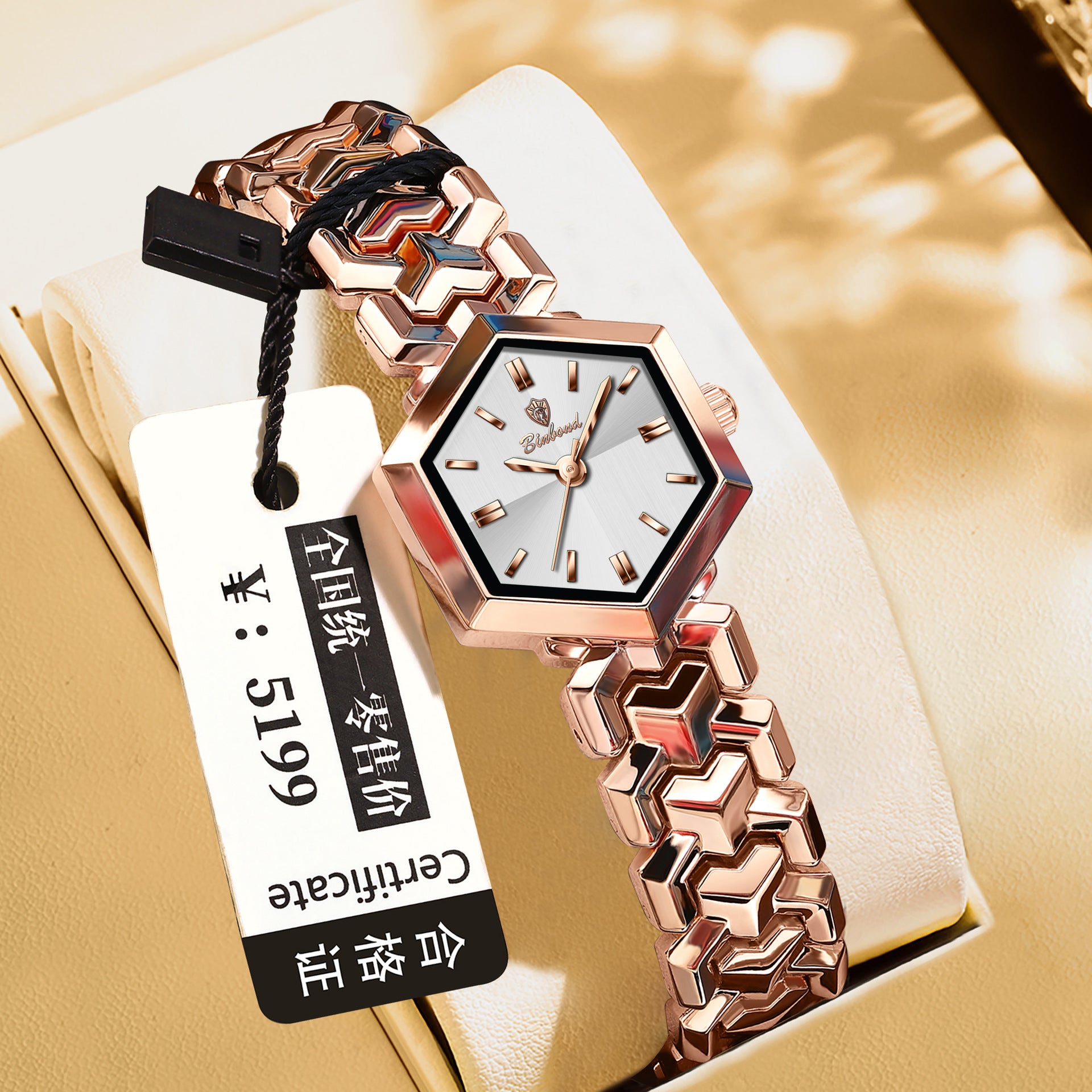 Women's Octagonal Quartz Watch | Waterproof | 9 Color Combinations