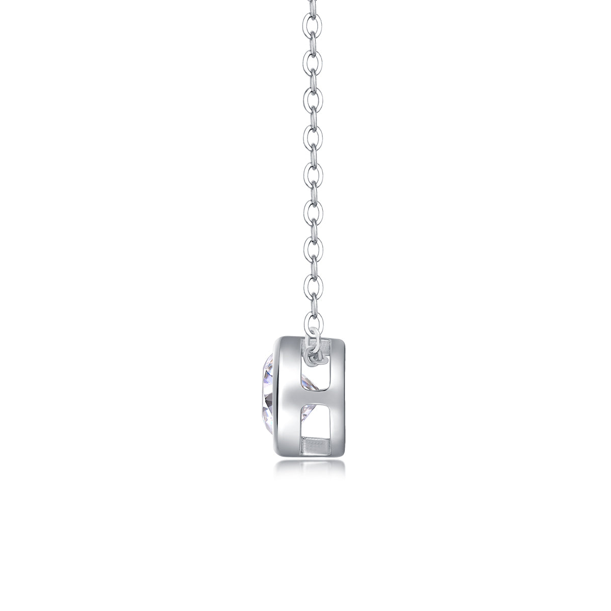 Purity - Luxurious Diamond Jewelry Pendant Set With 1-carat Moissan Diamond