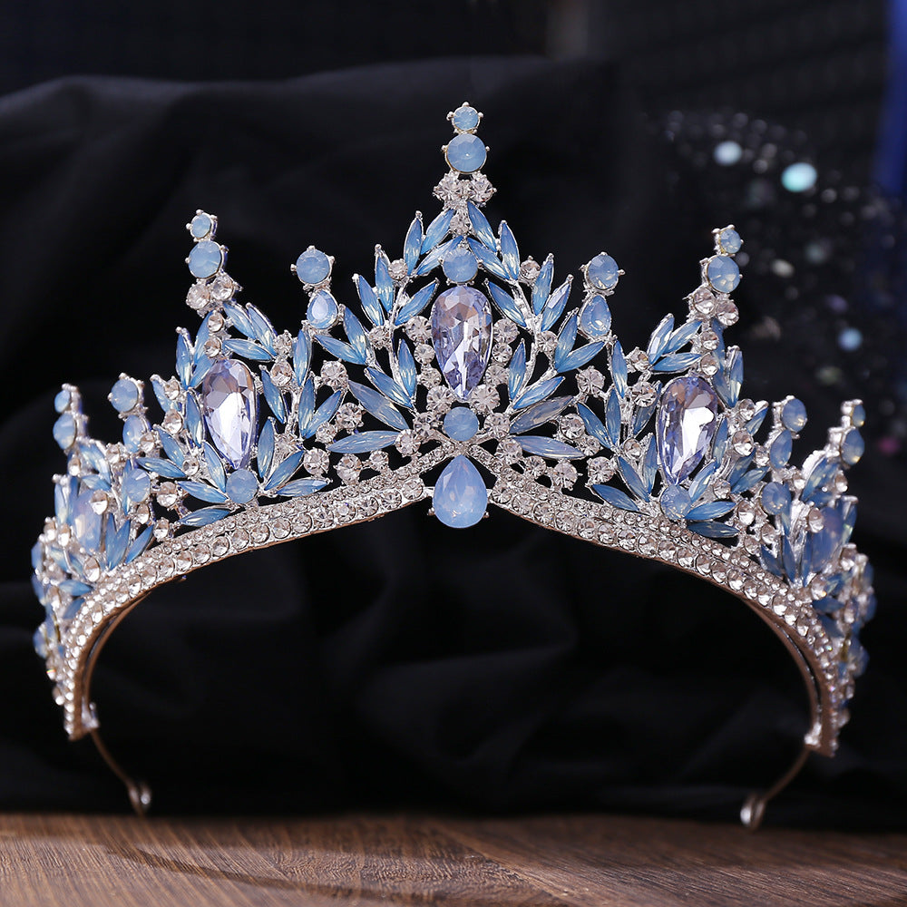 Crystal & Protein Stone Bridal Crown | Silver & KC Gold | Multiple Styles | Wedding Headdress