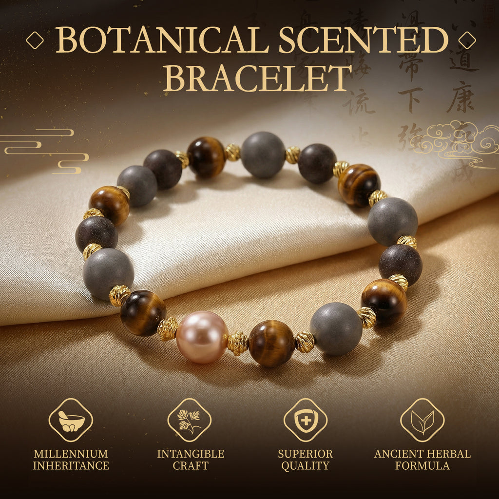 Five Elements Wu Xing Bracelet | TCM Feng Shui | Natural Stone | Qi Harmonizer