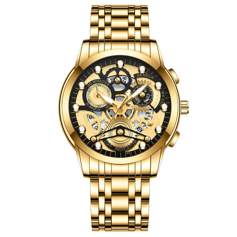 Men's Hollow Skeleton Business Watch | 41mm | 7 Colors