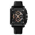 Men's Simple Business Calendar Watch | Mineral Glass | 30M Waterproof | Rose Gold Accents | 5 Colors