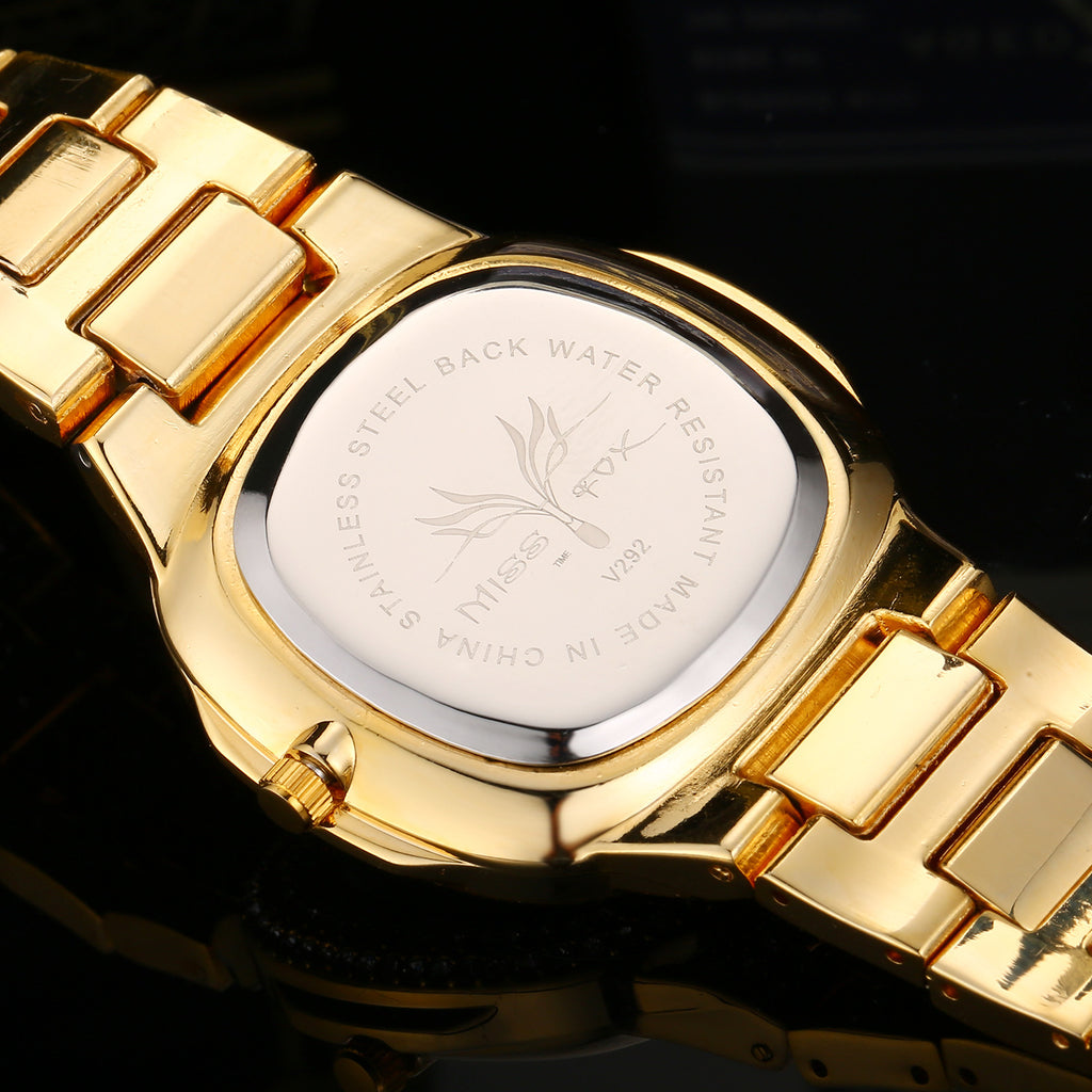 Fashion Diamond Watch | 37mm | 5 Colors | Gold, Rose Gold, Platinum