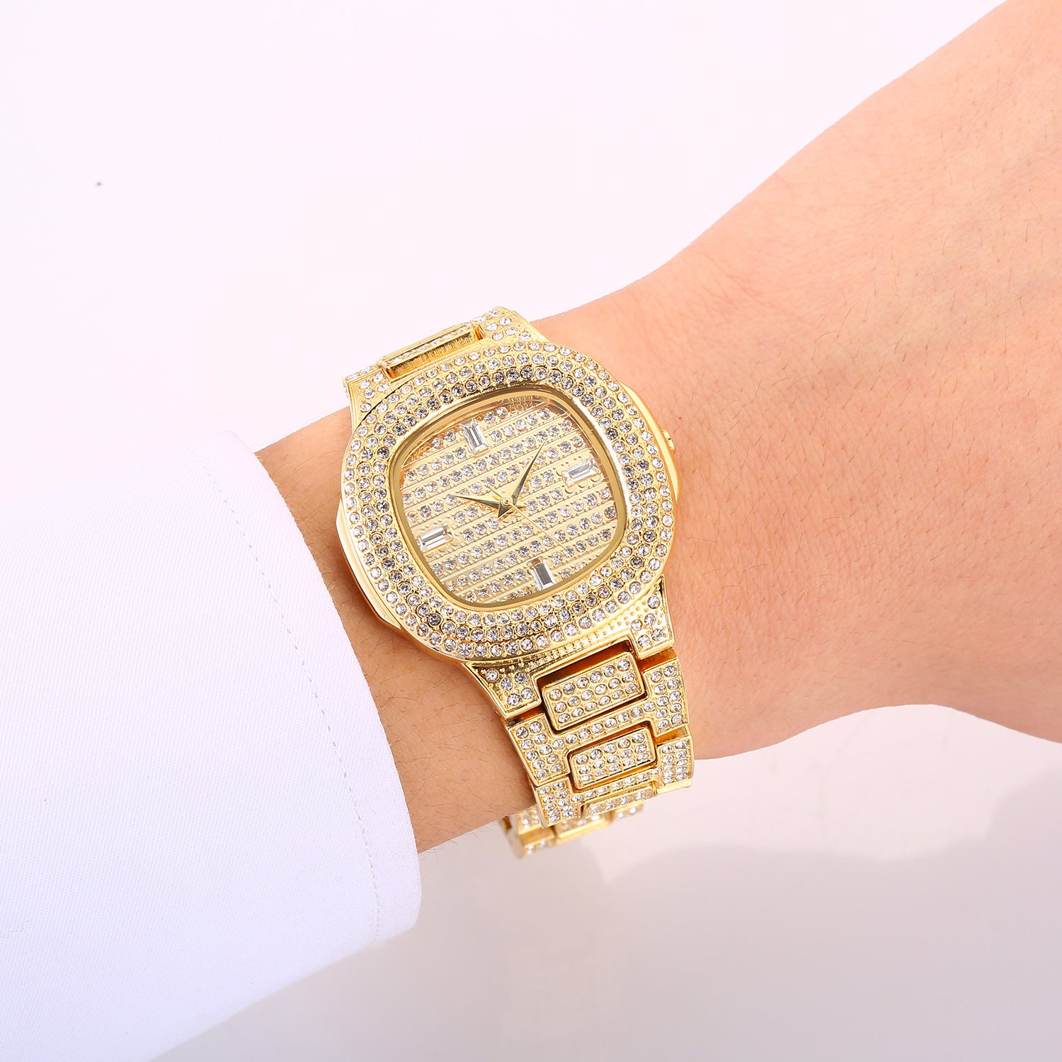 Fashion Diamond Watch | 37mm | 5 Colors | Gold, Rose Gold, Platinum
