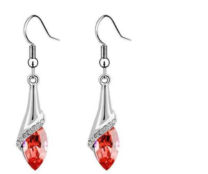 Angel Elf Crystal Jewelry Set | Earrings, Necklace & Bracelet | 18 Colors