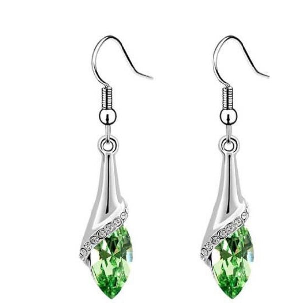 Angel Elf Crystal Jewelry Set | Earrings, Necklace & Bracelet | 18 Colors