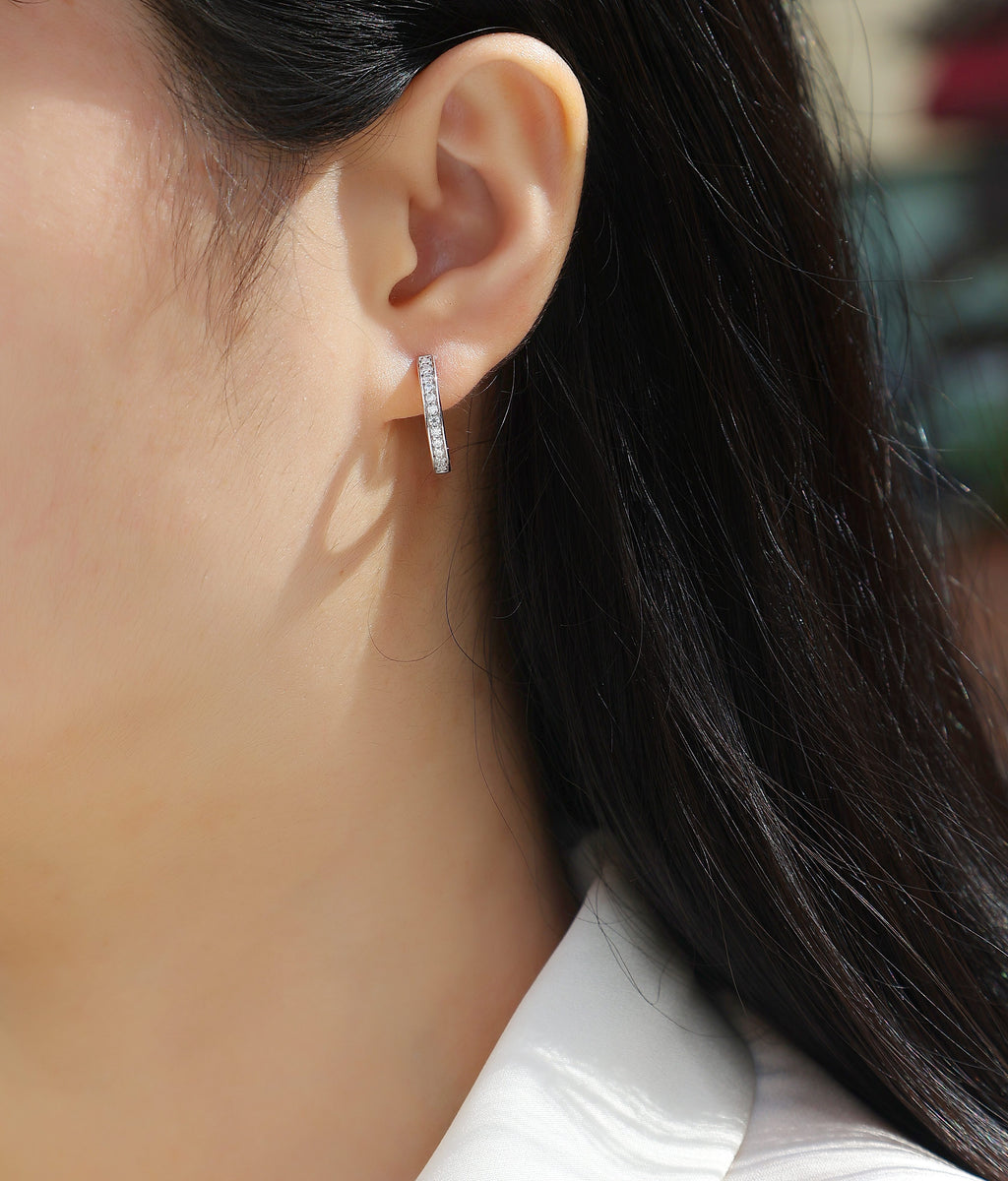 Morning Dew - Fashionable And Luxurious Diamond Jewelry Stud Earrings