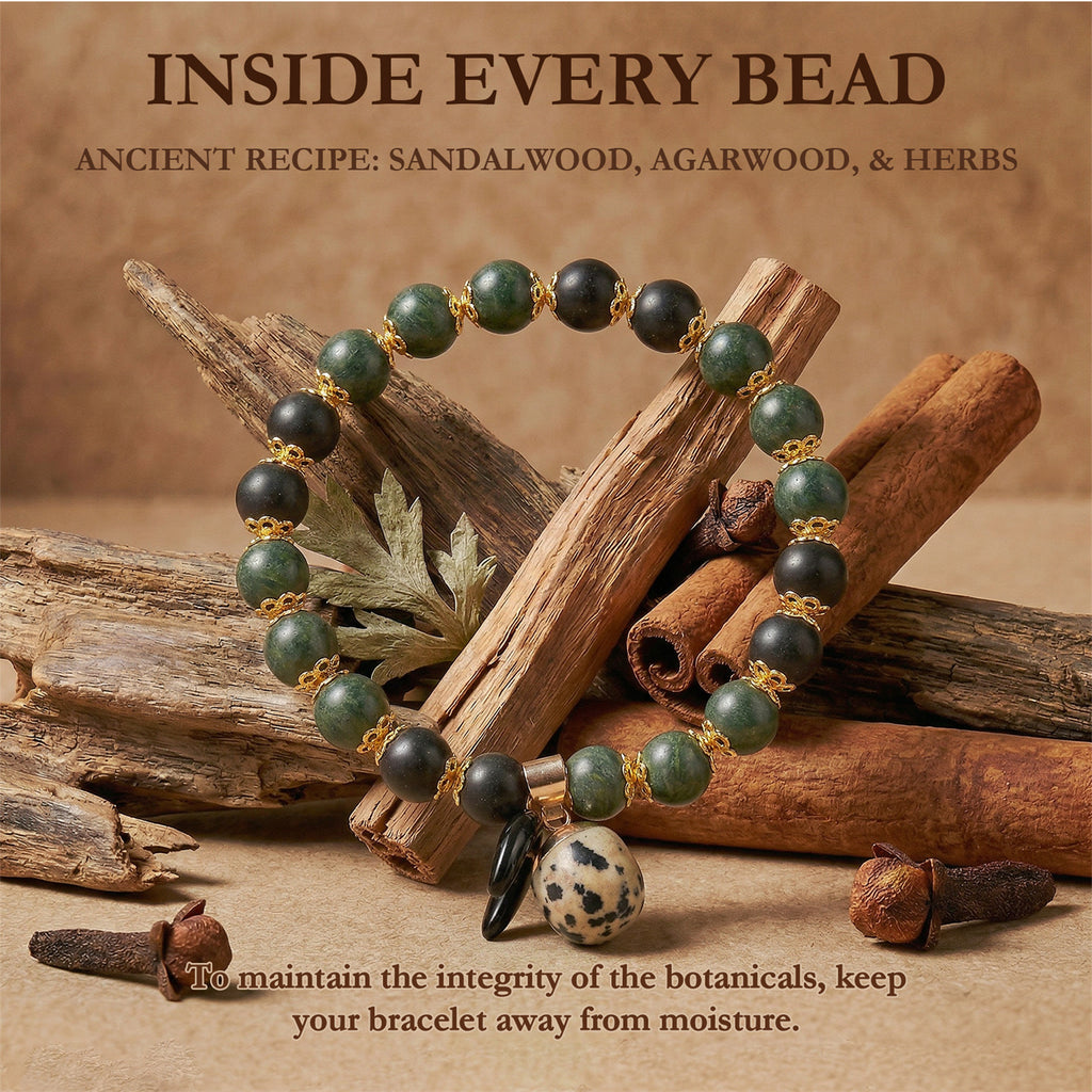 Five Elements Wu Xing Bracelet | TCM Feng Shui | Natural Stone | Qi Harmonizer