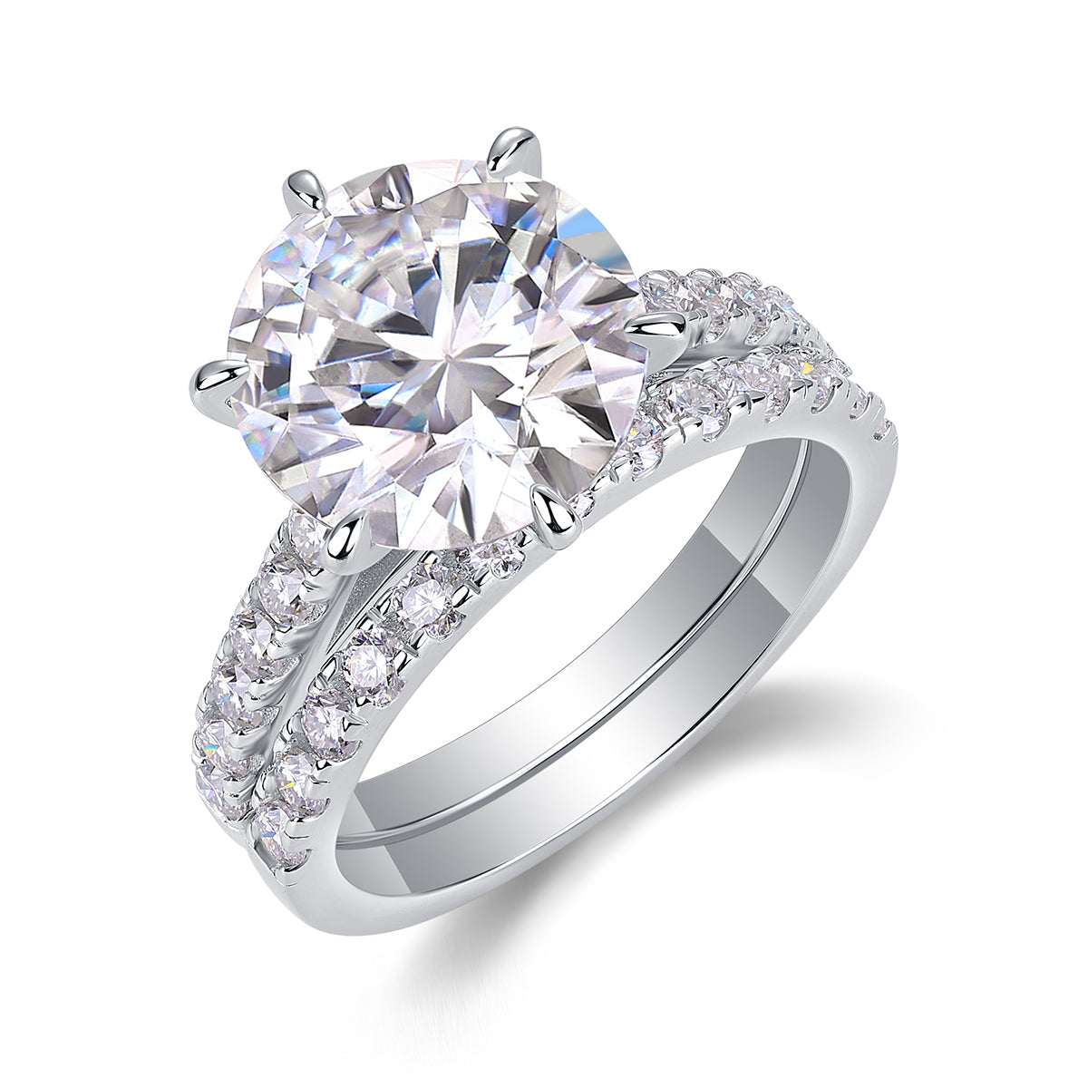 Arrange Large Diamond Rings