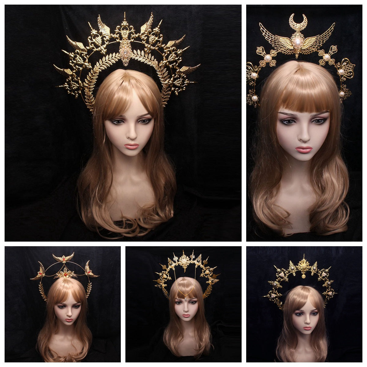 DIY Handmade Crown Kit | Lolita & Anime Crown | K9 Metal | Gold & Silver | 11 Styles