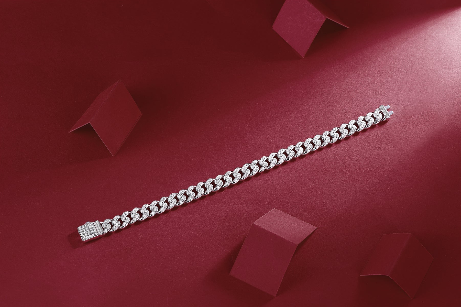 The Light Of Faith Luxury Fashion Mossan Diamond Bracelet