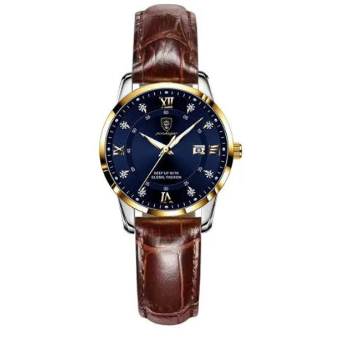 Sapphire Crystal Men's Watch | Seiko Movement | Luminous Calendar | 50M