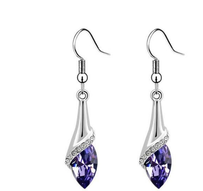 Angel Elf Crystal Jewelry Set | Earrings, Necklace & Bracelet | 18 Colors