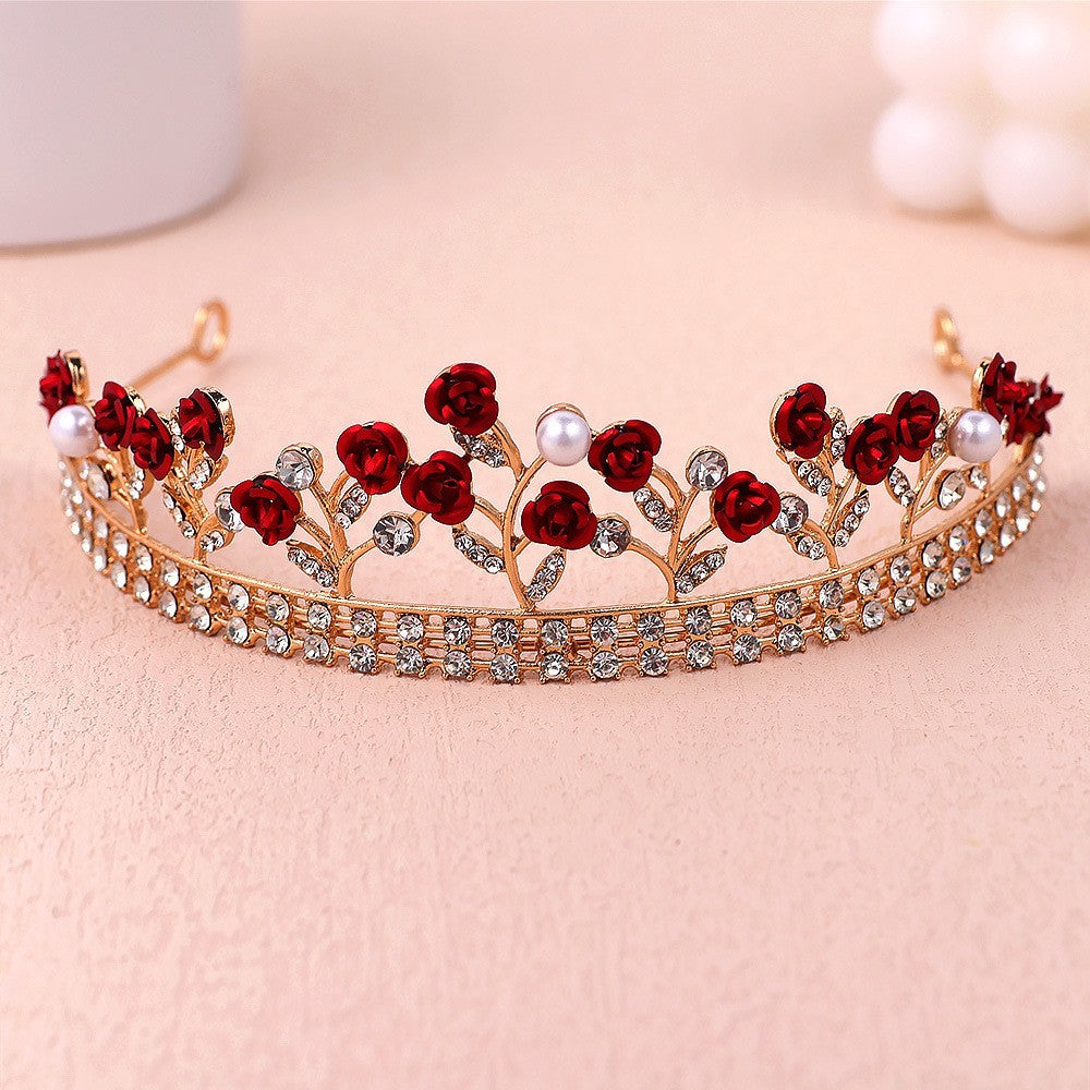 Wedding Crown Headdress | 18 Colors | Gold & Silver | Korean Style | Bridal & Occasion