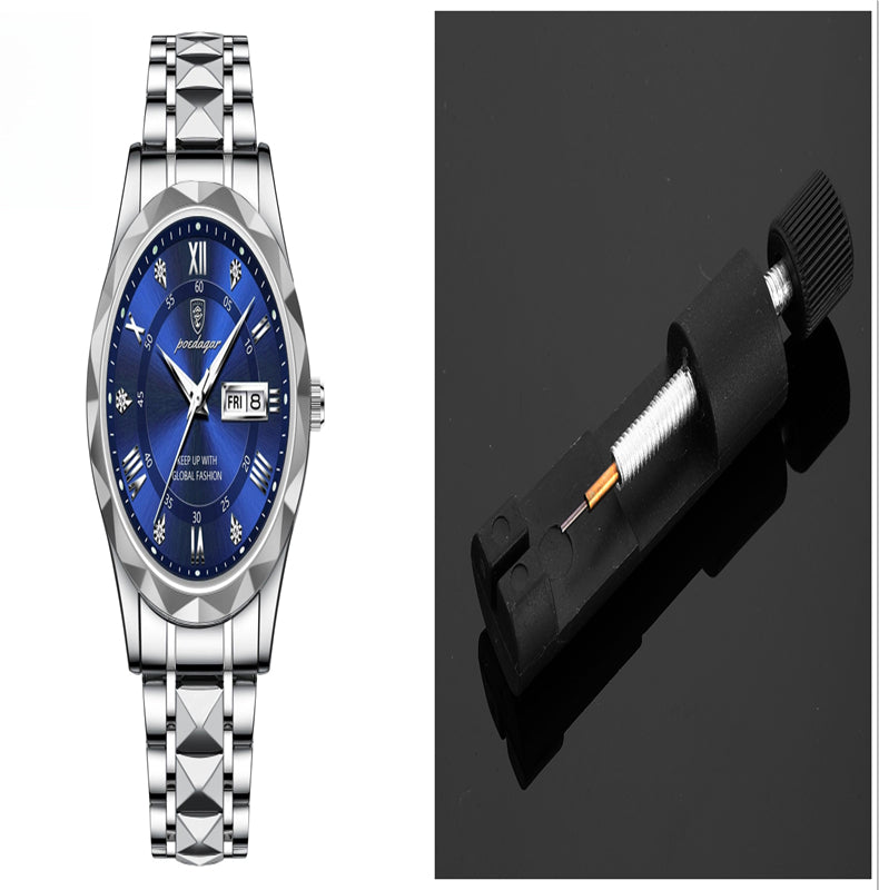 Men's Double Calendar Luminous Business Watch | Ultra-Slim 7mm | 9 Styles