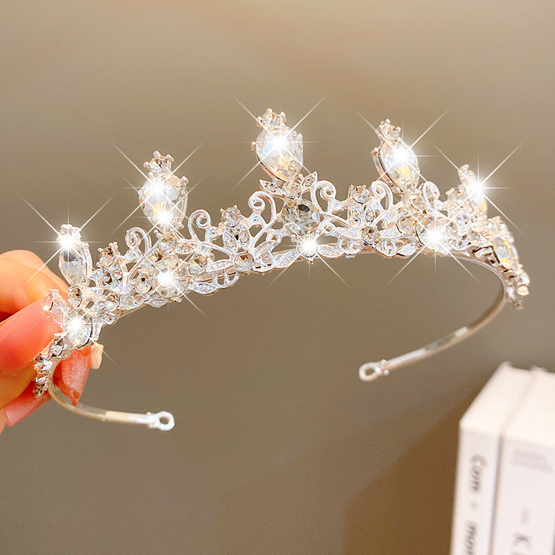 Multicolor Pearl Crown Headband | Rhinestone & Pearl | 15 Styles | Korean Handmade | Bridal & Party