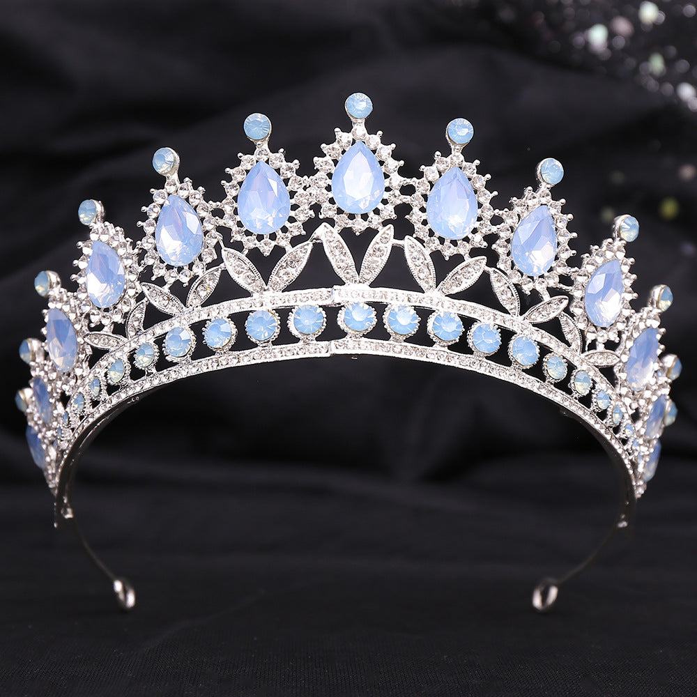 Crystal & Protein Stone Bridal Crown | Silver & KC Gold | Multiple Styles | Wedding Headdress