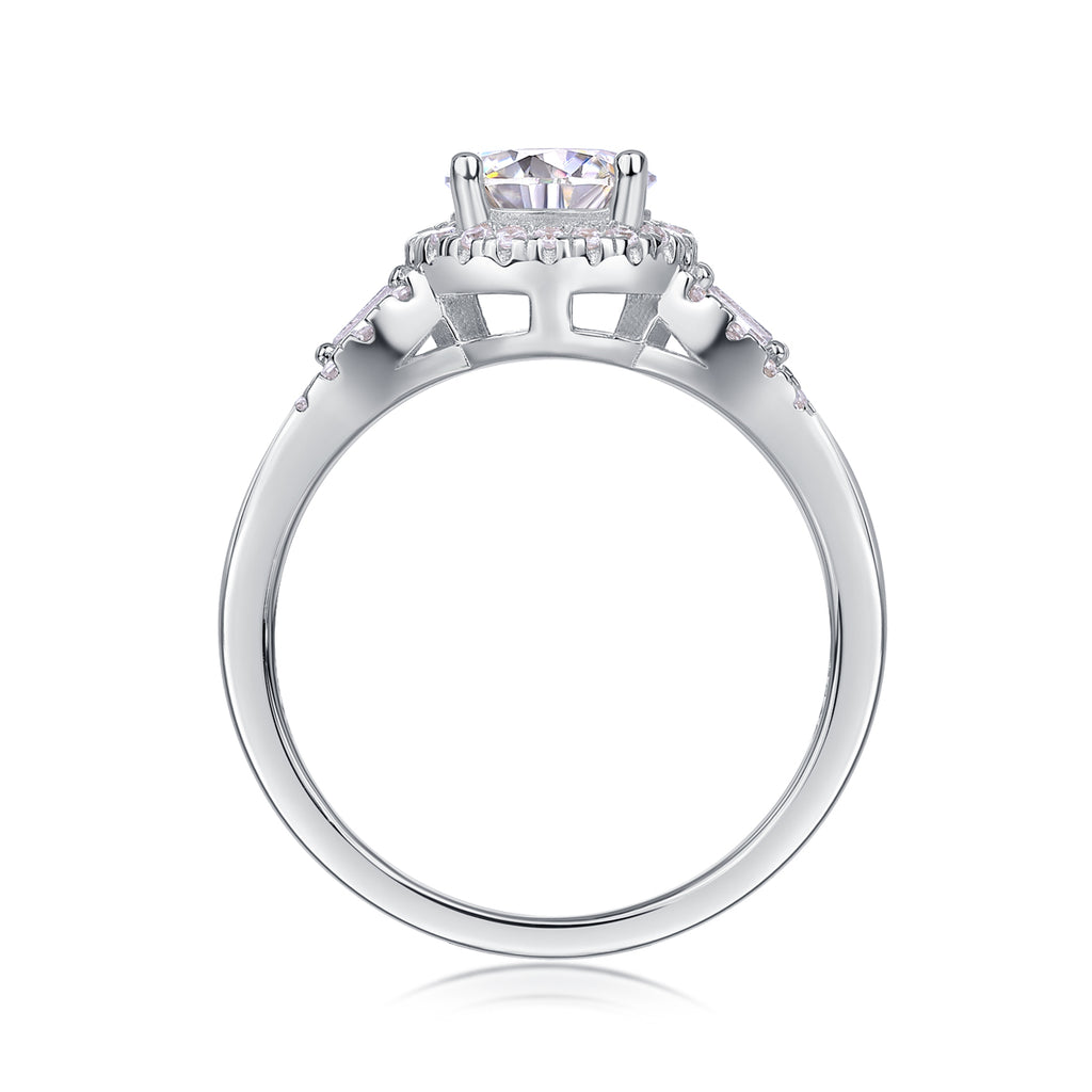 Luxury Fashion Large Diamond Wedding Ring