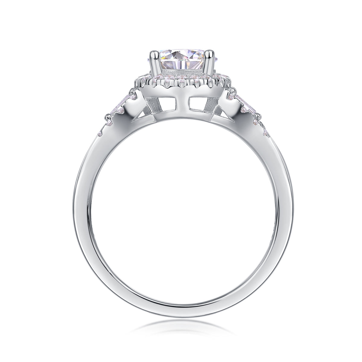 Luxury Fashion Large Diamond Wedding Ring