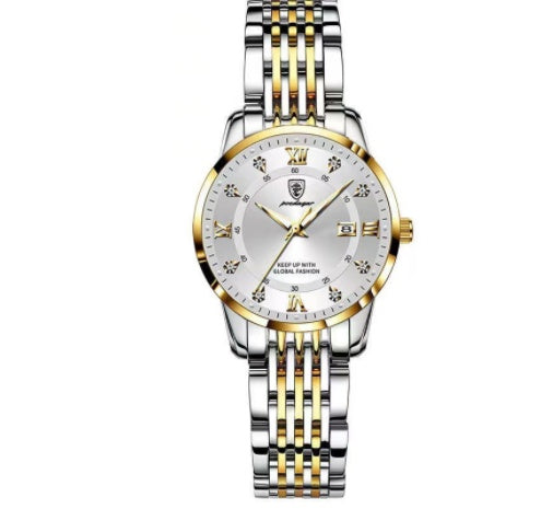 Sapphire Crystal Men's Watch | Seiko Movement | Luminous Calendar | 50M