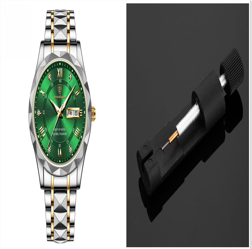 Men's Double Calendar Luminous Business Watch | Ultra-Slim 7mm | 9 Styles