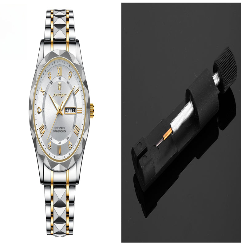 Men's Double Calendar Luminous Business Watch | Ultra-Slim 7mm | 9 Styles