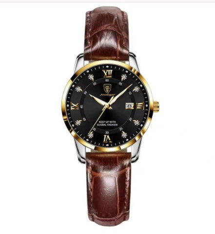 Sapphire Crystal Men's Watch | Seiko Movement | Luminous Calendar | 50M