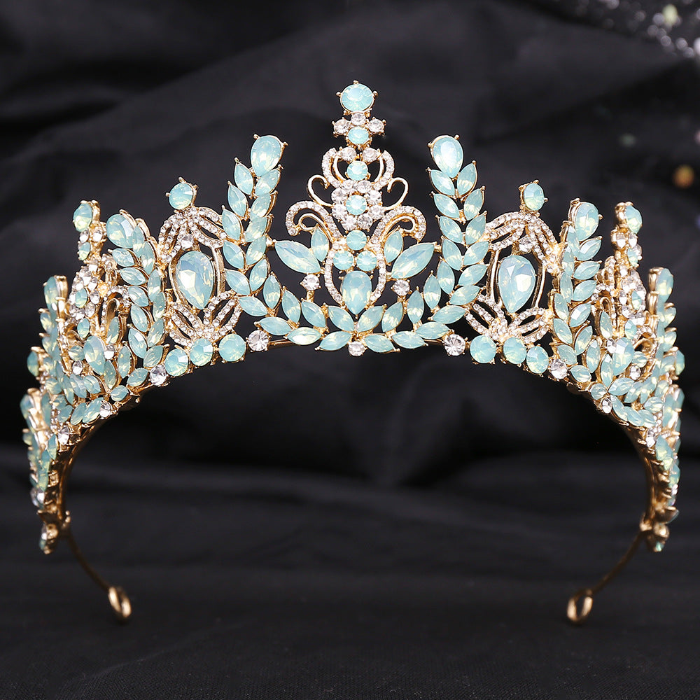 Crystal & Protein Stone Bridal Crown | Silver & KC Gold | Multiple Styles | Wedding Headdress