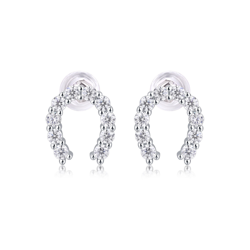 Keep Happiness - Diamond Stud Earrings