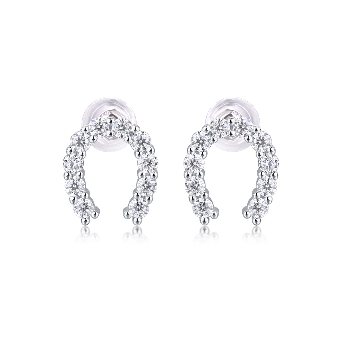 Keep Happiness - Diamond Stud Earrings