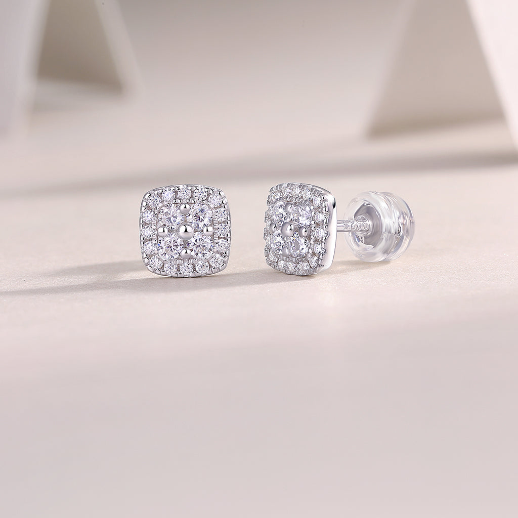Fog Sea - Fashionable And Luxurious Diamond Jewelry Stud Earrings