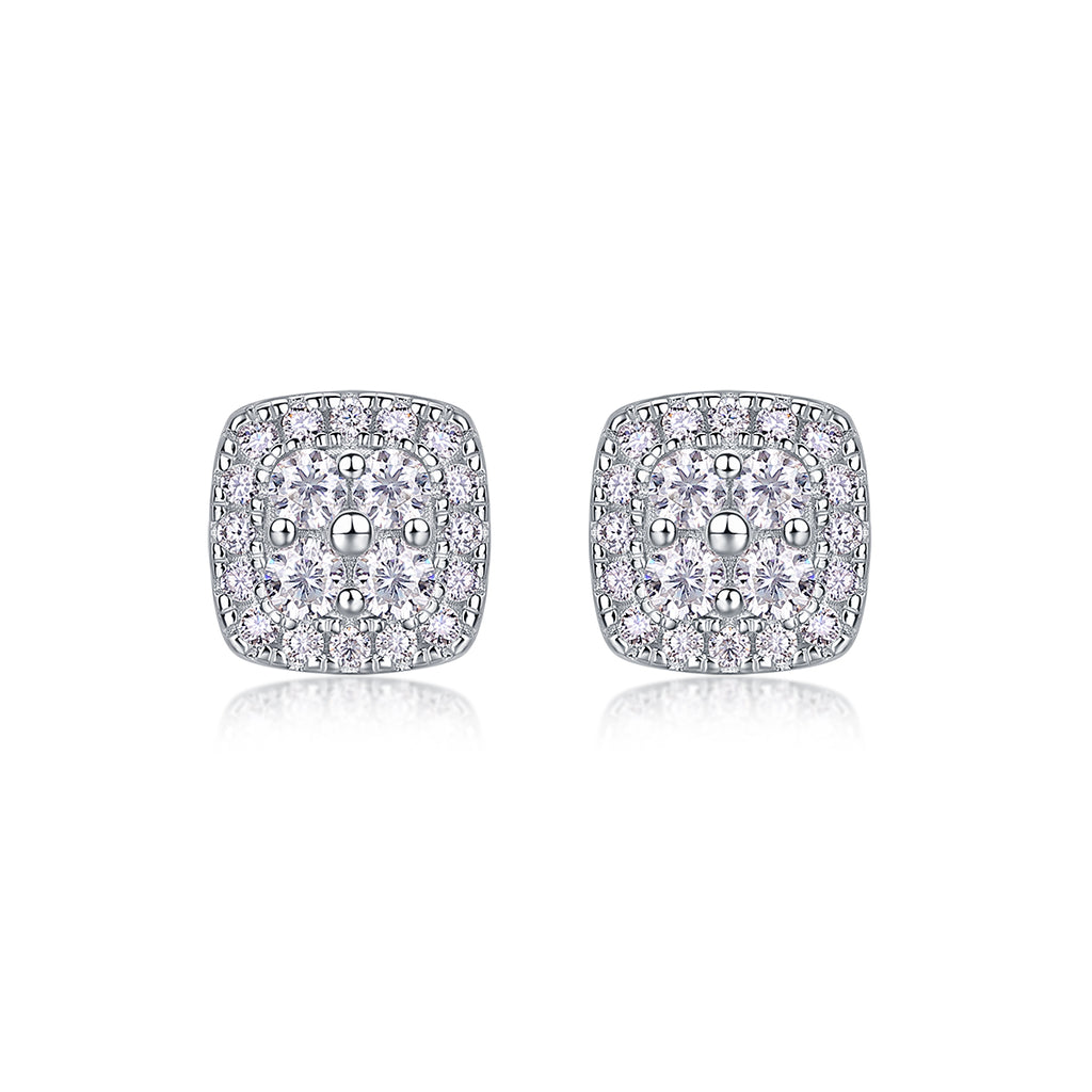 Fog Sea - Fashionable And Luxurious Diamond Jewelry Stud Earrings