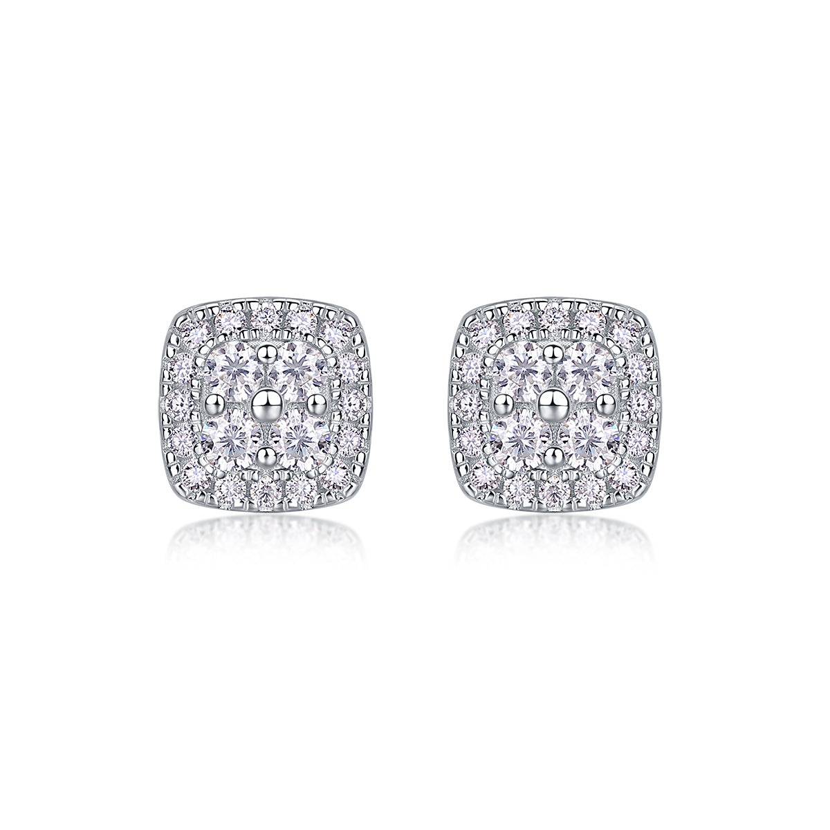 Fog Sea - Fashionable And Luxurious Diamond Jewelry Stud Earrings