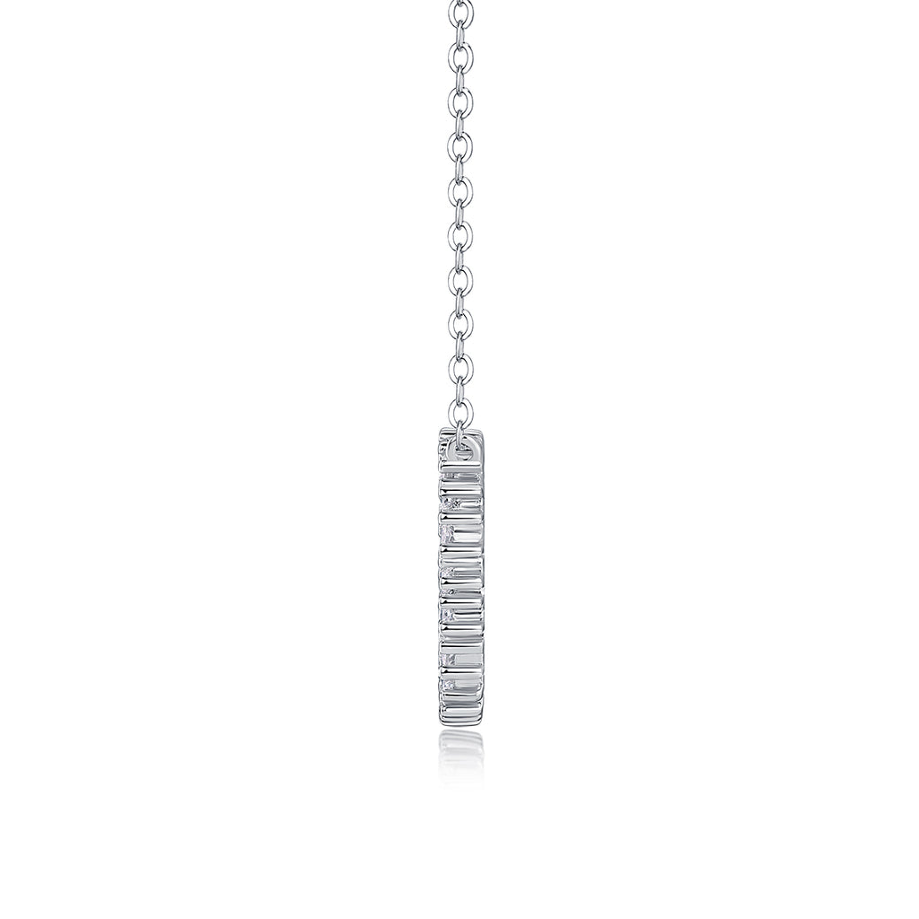Emerald Water Ripples - Luxurious Diamond Jewelry Pendant Set