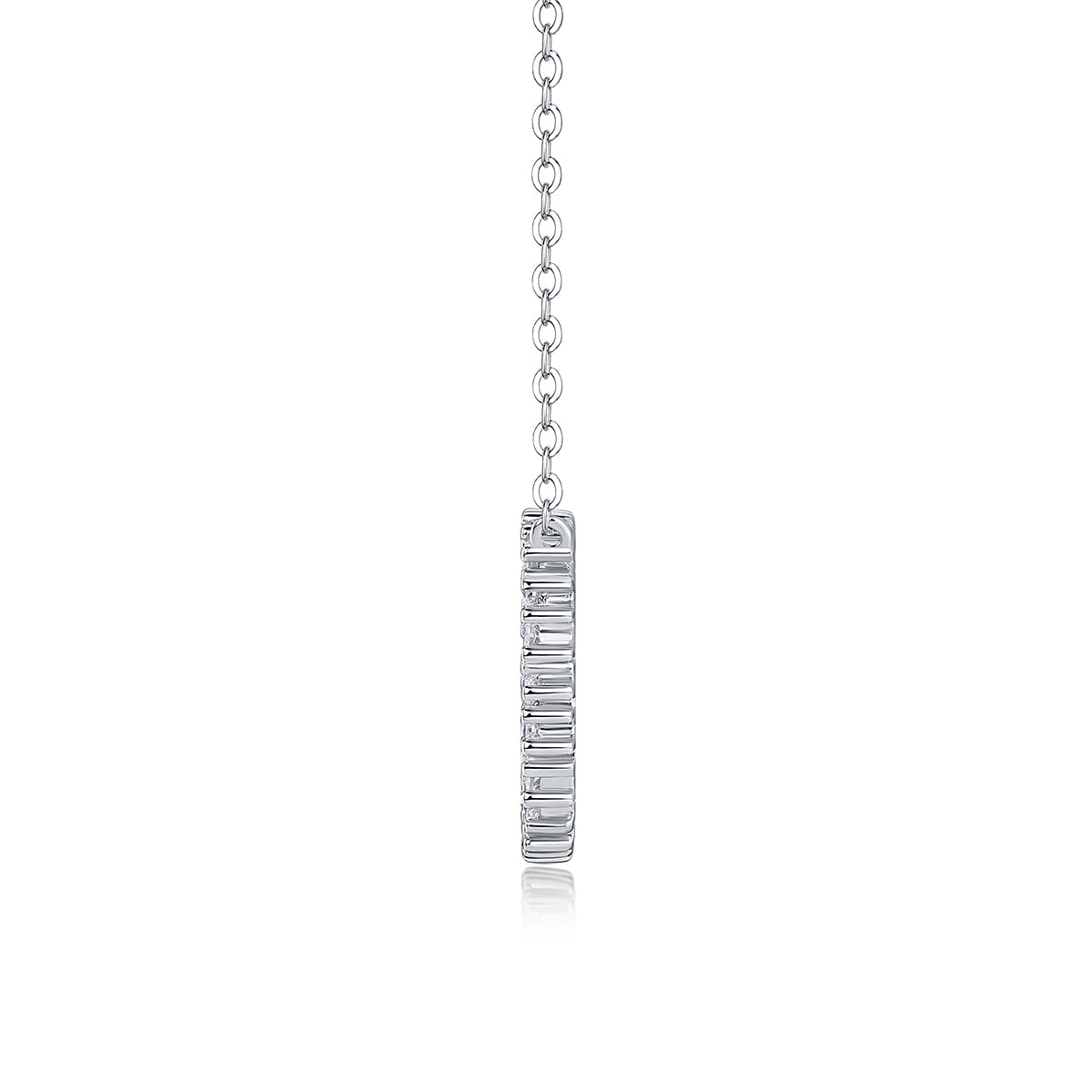 Emerald Water Ripples - Luxurious Diamond Jewelry Pendant Set