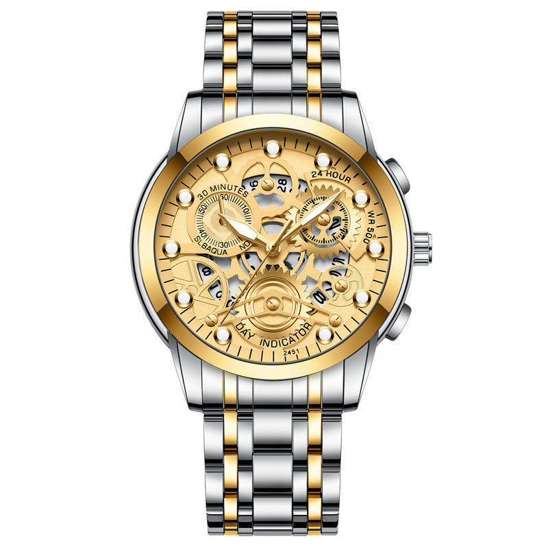 Men's Hollow Skeleton Business Watch | 41mm | 7 Colors