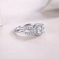 Luxury Fashion Large Diamond Wedding Ring