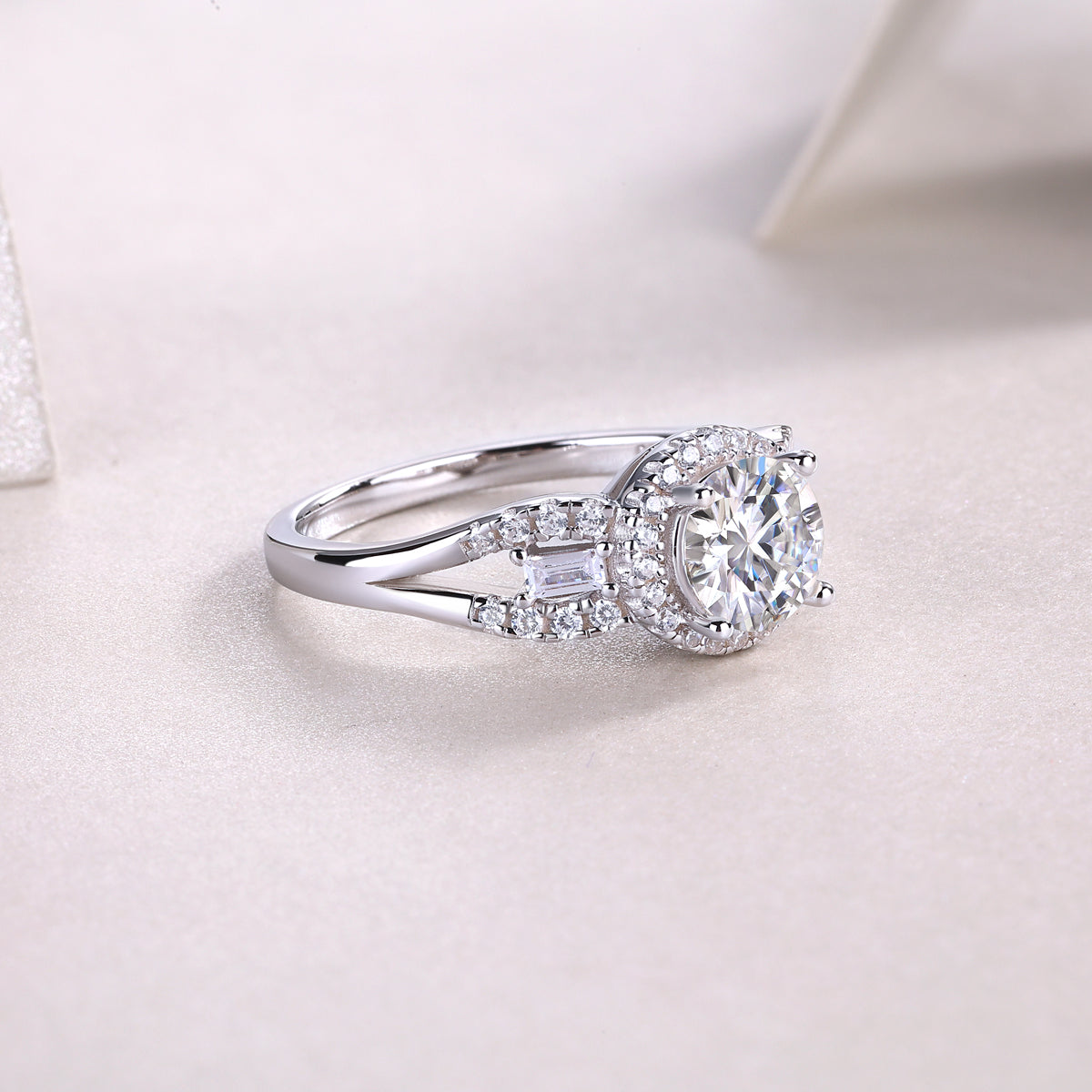 Luxury Fashion Large Diamond Wedding Ring