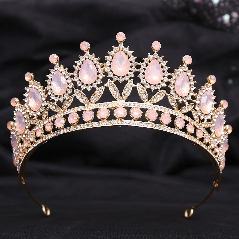 Crystal & Protein Stone Bridal Crown | Silver & KC Gold | Multiple Styles | Wedding Headdress