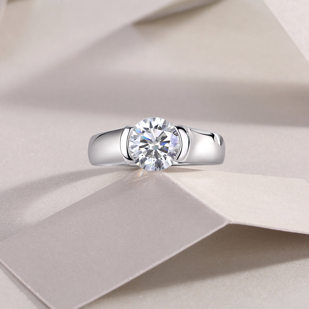 The Love Of Your Life - 2-Carat Moissanite Wedding Ring