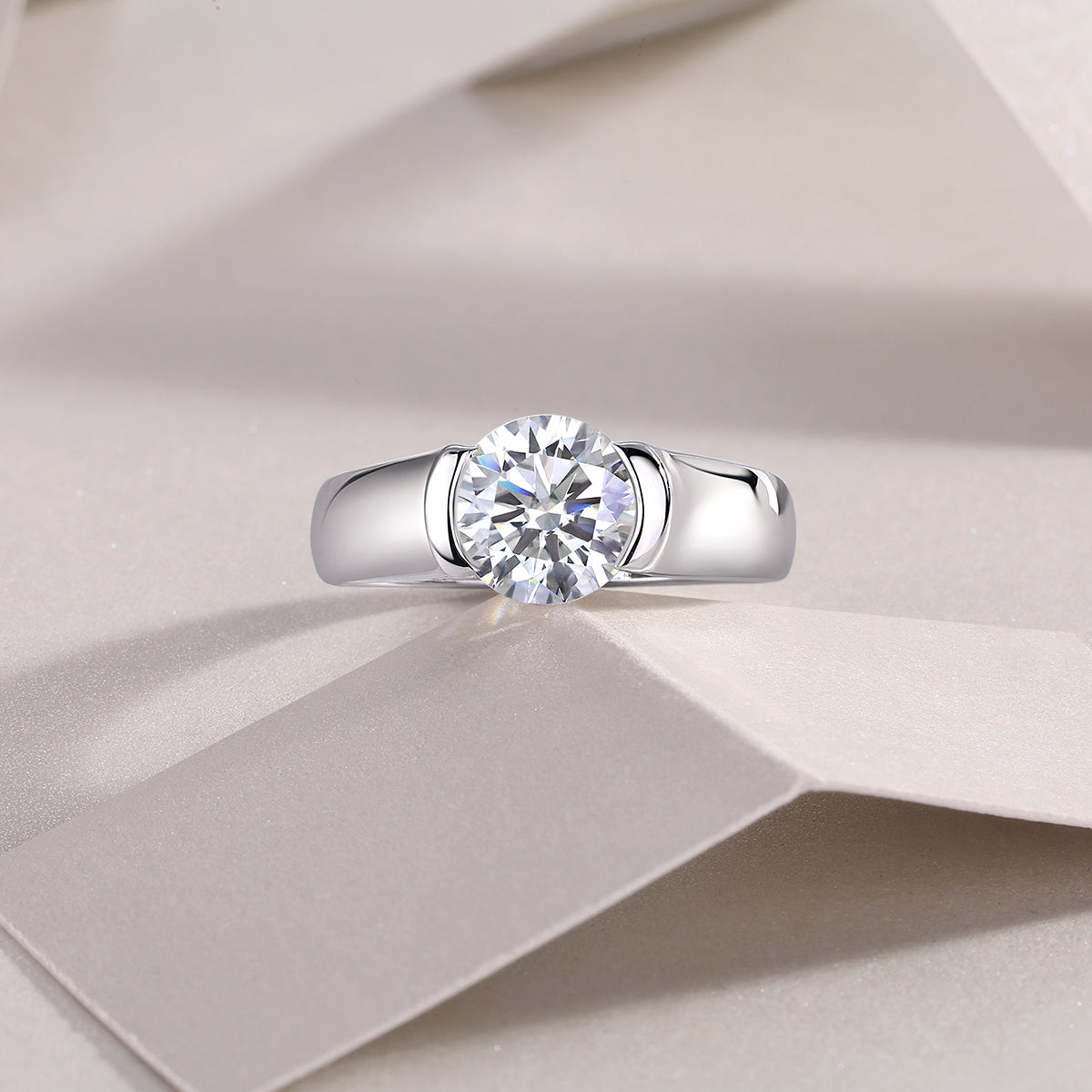 The Love Of Your Life - 2-Carat Moissanite Wedding Ring
