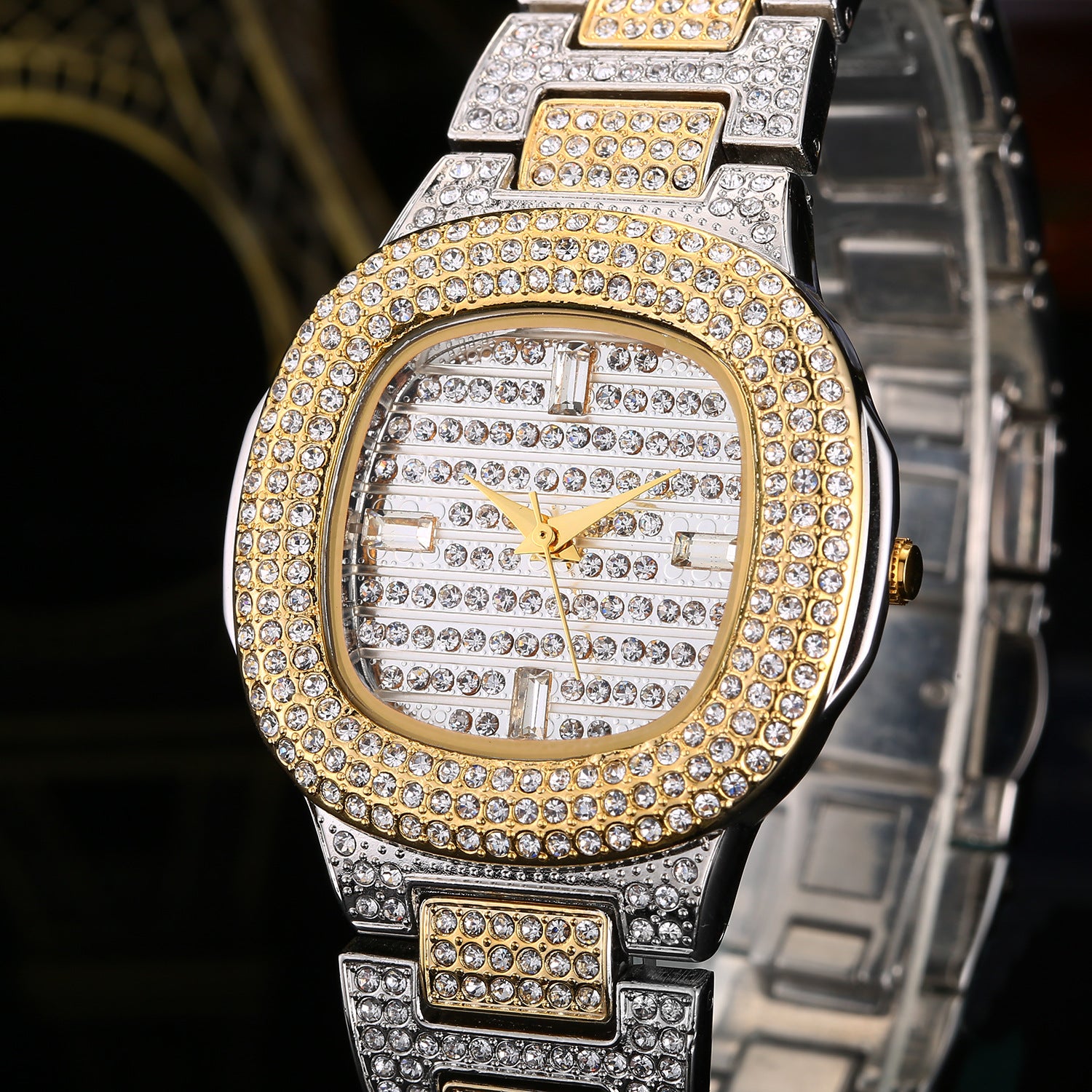 Fashion Diamond Watch | 37mm | 5 Colors | Gold, Rose Gold, Platinum