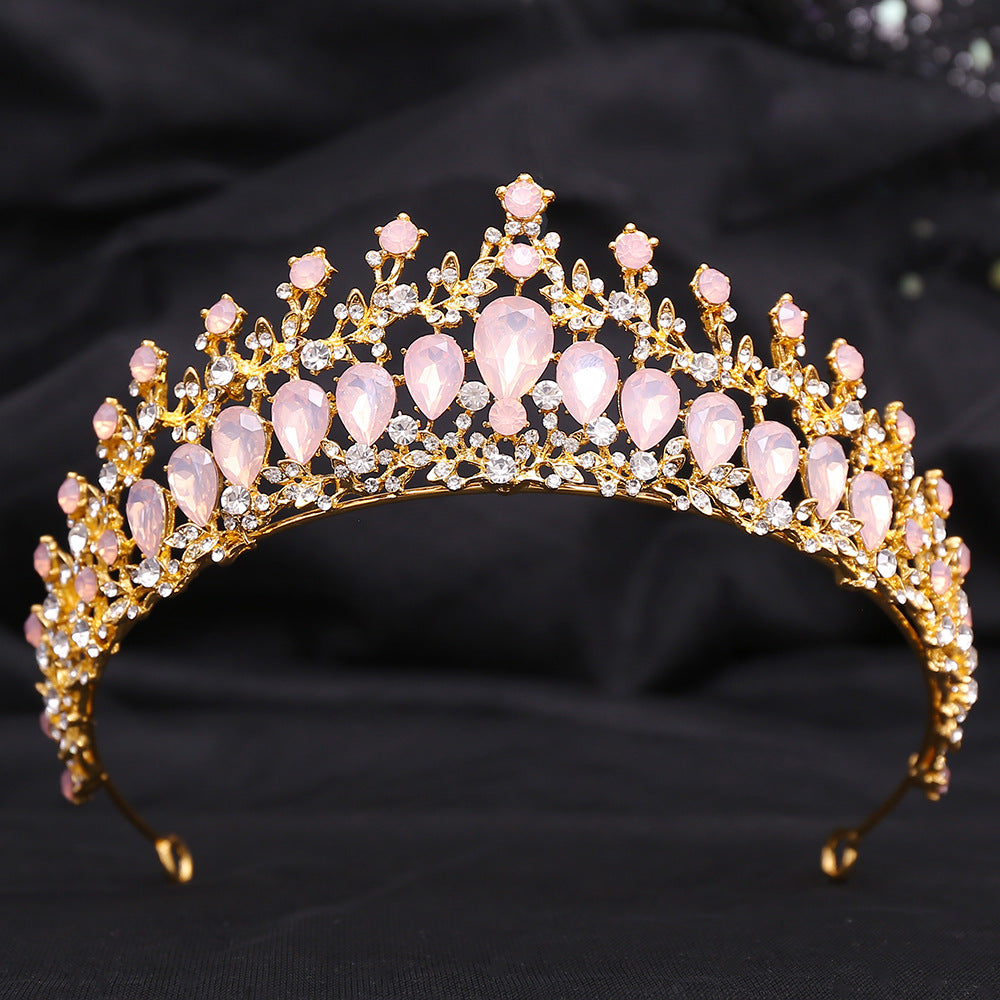 Crystal & Protein Stone Bridal Crown | Silver & KC Gold | Multiple Styles | Wedding Headdress