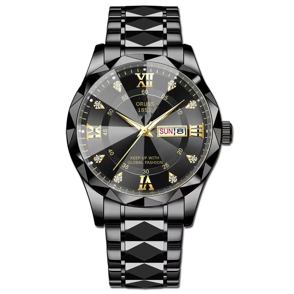 Men's Dual-Calendar Sporty Quartz Watch | 12 Styles | Gold & Silver | Everyday Statement Watch