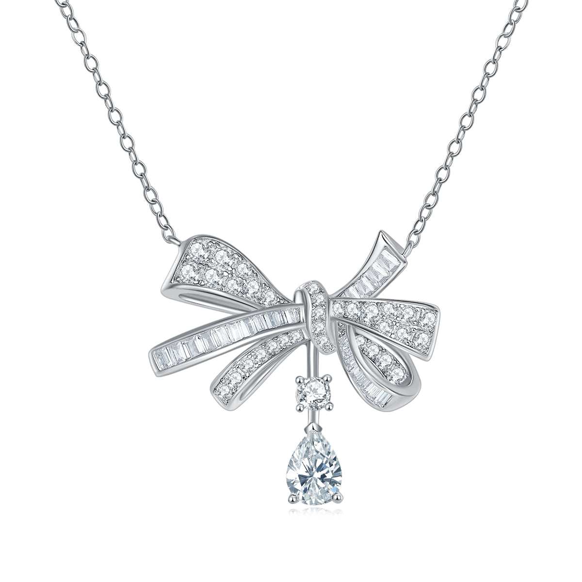 Butterfly - Luxurious Diamond Jewelry Pendant Set