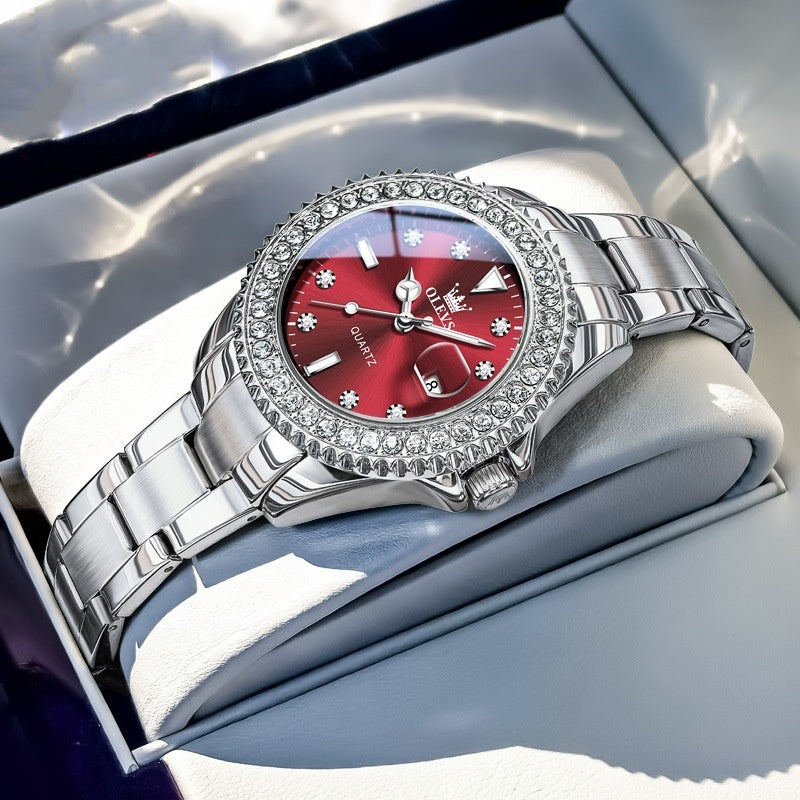 Women's Fashion Business Quartz Watch | 9 Colors | Steel & Leather