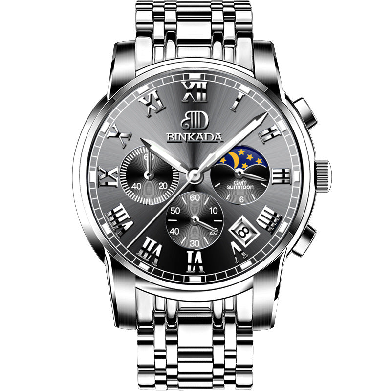 Men's Fashion Quartz Watch | Stainless Steel | Leather & Steel Belt | 8 Styles